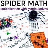 Halloween Multiplication with Manipulatives- Spider Math