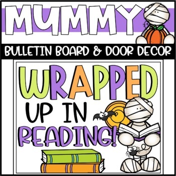 Preview of Halloween Mummies Bulletin Board or Door Decoration