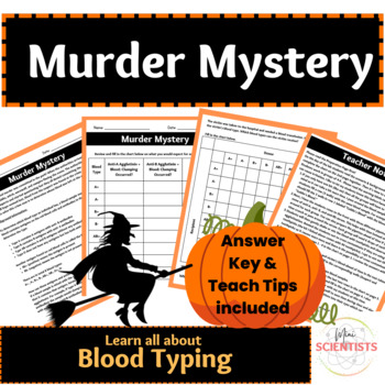 Preview of Halloween Science Lab - ABO Blood Typing