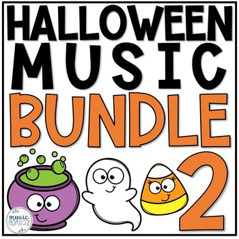 Preview of Halloween Music Activities BUNDLE 2