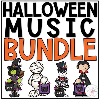 Preview of Halloween Music Activities BUNDLE