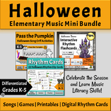 Halloween Music Activities Mini Bundle - Song • Game • Orf