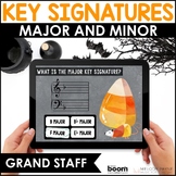 Halloween Music BOOM™ Cards - Grand Staff Major & Minor Ke