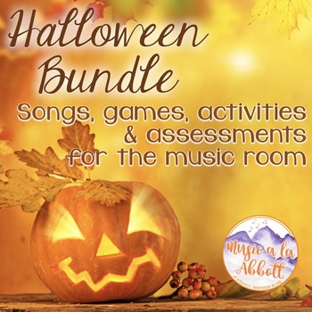 Preview of Halloween Music: Bundled Set of Songs & Activities for the Music Classroom