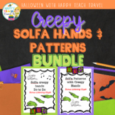 Halloween Music Class Solfege Hand Signs and Patterns BUNDLE