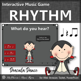 Halloween Music Eighth Notes Interactive Rhythm Game {Drac