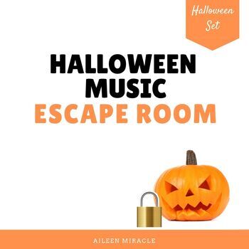 Preview of Halloween Music Escape Room
