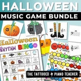 Halloween Music Game BIG Bundle | 8 Music Activities-Bingo
