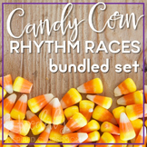 Halloween Music Game: Candy Corn Rhythms {Bundled Set}