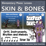 Halloween Music Lesson Plan & Orff Arrangement Low La | Sk