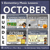 Halloween Music Lessons & Activities for Elementary Music 