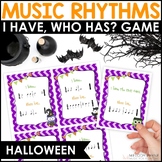 Halloween Music Rhythm Game for Elementary Piano Lessons: 
