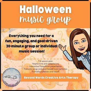 Preview of Halloween | Music Therapy, Music Education, Special Education, SEL