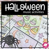 Halloween Music Worksheets and Activities