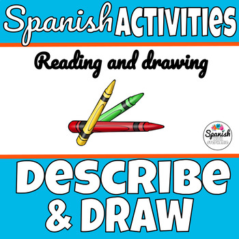 Spanish Adjectives Mystery Drawing Activity By Spanish With Stephanie
