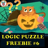 Halloween Mystery Logic Puzzle Freebie #6