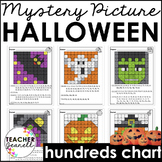 Halloween Mystery Picture Hundreds Chart - Halloween Math