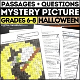 Halloween Mystery Picture with Reading Comprehension Passa