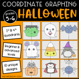 Halloween Mystery Pictures Coordinate Graphing