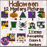 Halloween Mystery Pictures | Recognizing Colors and Numbers