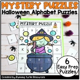 Halloween Mystery Puzzles, Fall Letter Match