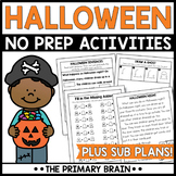 Halloween NO PREP Activities | Thematic Unit Study with Em