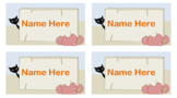 Halloween Name Tags