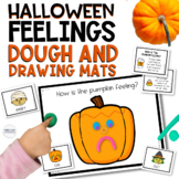 Halloween Naming Feelings Dough and Drawing Emotions SEL A