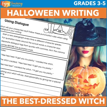 Preview of Halloween Narrative Writing Prompt - Activity for Third, Fourth, or Fifth Grade