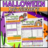 Halloween Newsletter Templates