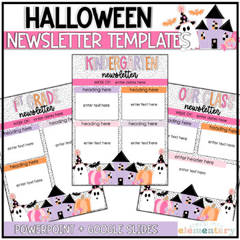 Preview of Halloween Newsletter Templates | Trendy Halloween - Editable Templates!