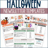 Halloween Newsletters
