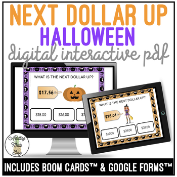 Preview of Halloween Next Dollar Up Digital Activity