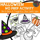 Halloween No Prep Activity: Do-A-Dots and Magnetic Chip Cover Ups