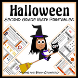 Halloween No Prep Printables Math 2nd grade | Math Skills Review