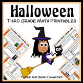 Halloween No Prep Printables Math 3rd grade | Math Skills Review