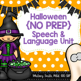 Halloween No Prep Speech & Language Unit
