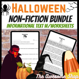Halloween Non-Fiction Passages: Vampires, Pumpkins, Candy 