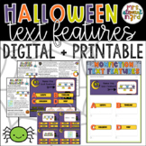 Halloween Nonfiction Text Features | Digital Reading Activ