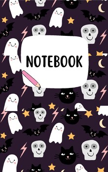 Preview of Halloween Notebook Covers