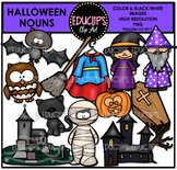 Halloween Nouns Clip Art Bundle {Educlips Clipart}