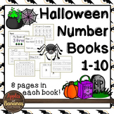Halloween Number Books - Numbers 1-10