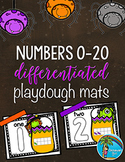 Halloween Number Concept DIFFERENTIATED Playdough Mats 0-20