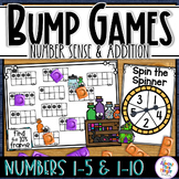 Number Sense & Addition Bump Games Games for 1-5 & 1-10 - 