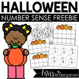 Halloween Number Sense Center Freebie