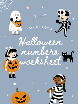 Preview of Halloween Numbers Worksheets