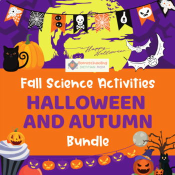 Preview of Halloween Nutrition and Food Science Project - Fall Activities Bundle