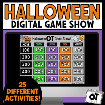 Preview of Halloween Occupational Therapy GAME SHOW