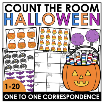 Halloween | October Count the Room Kindergarten Math Activity Counting ...