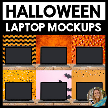 Preview of Halloween October Laptop Computer Mockups